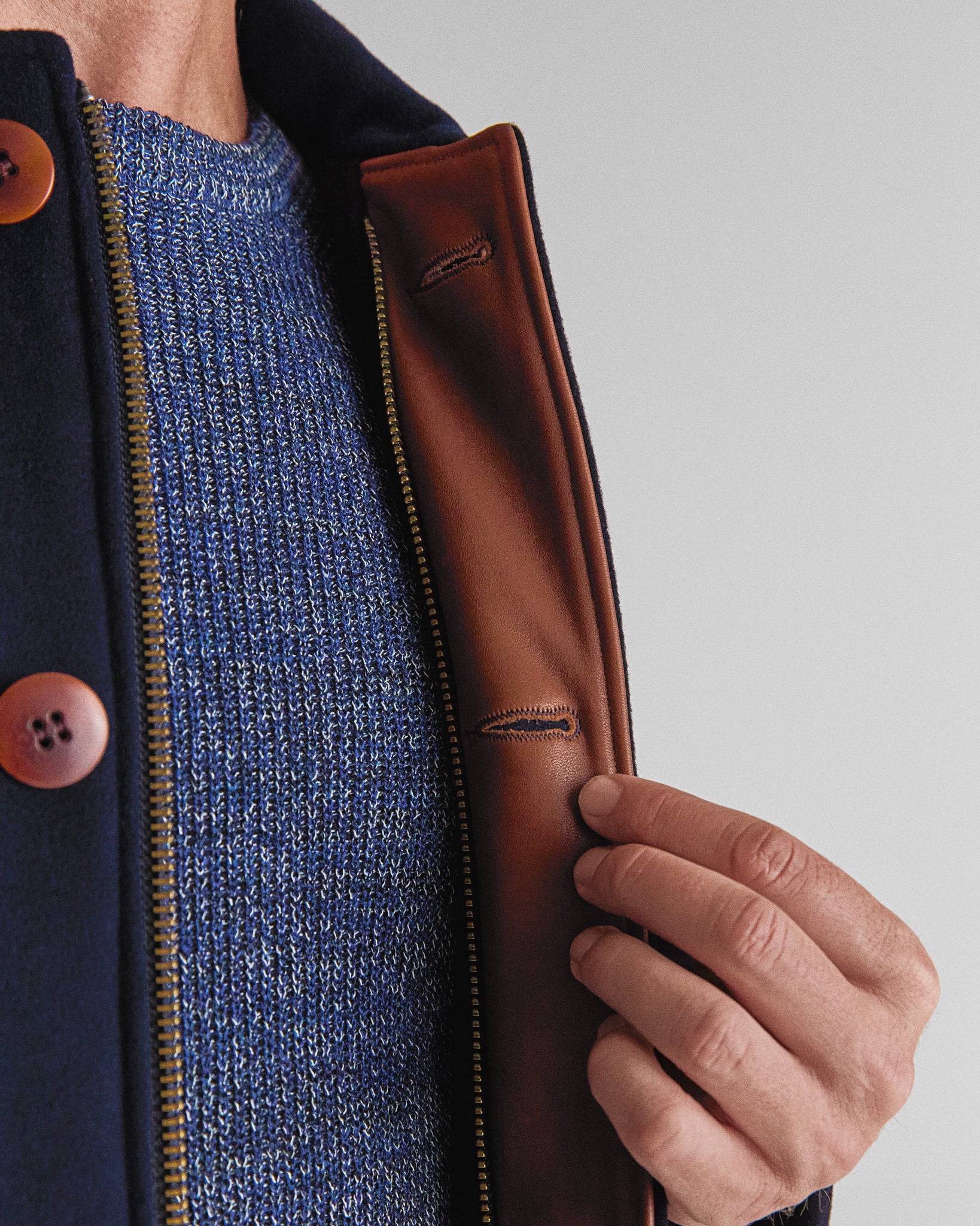 THE CAMBRIDGE - Navy Lux Wool Classic Fit - Golden Bear Sportswear 