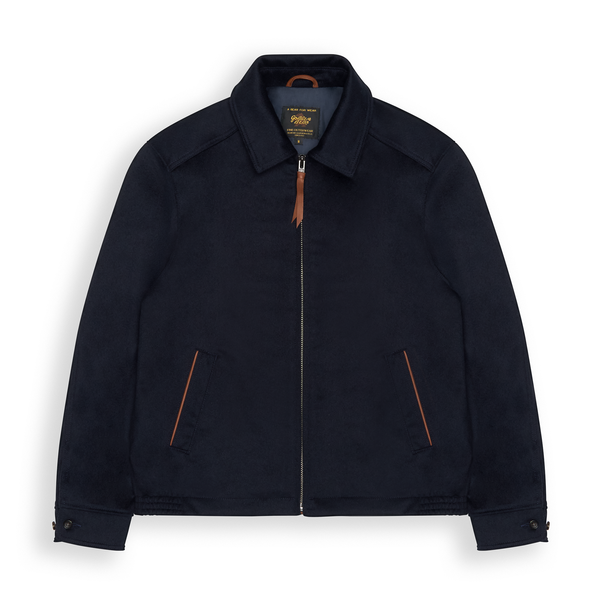 THE STOCKTON - Navy Lux Wool Classic Fit - Golden Bear Sportswear 
