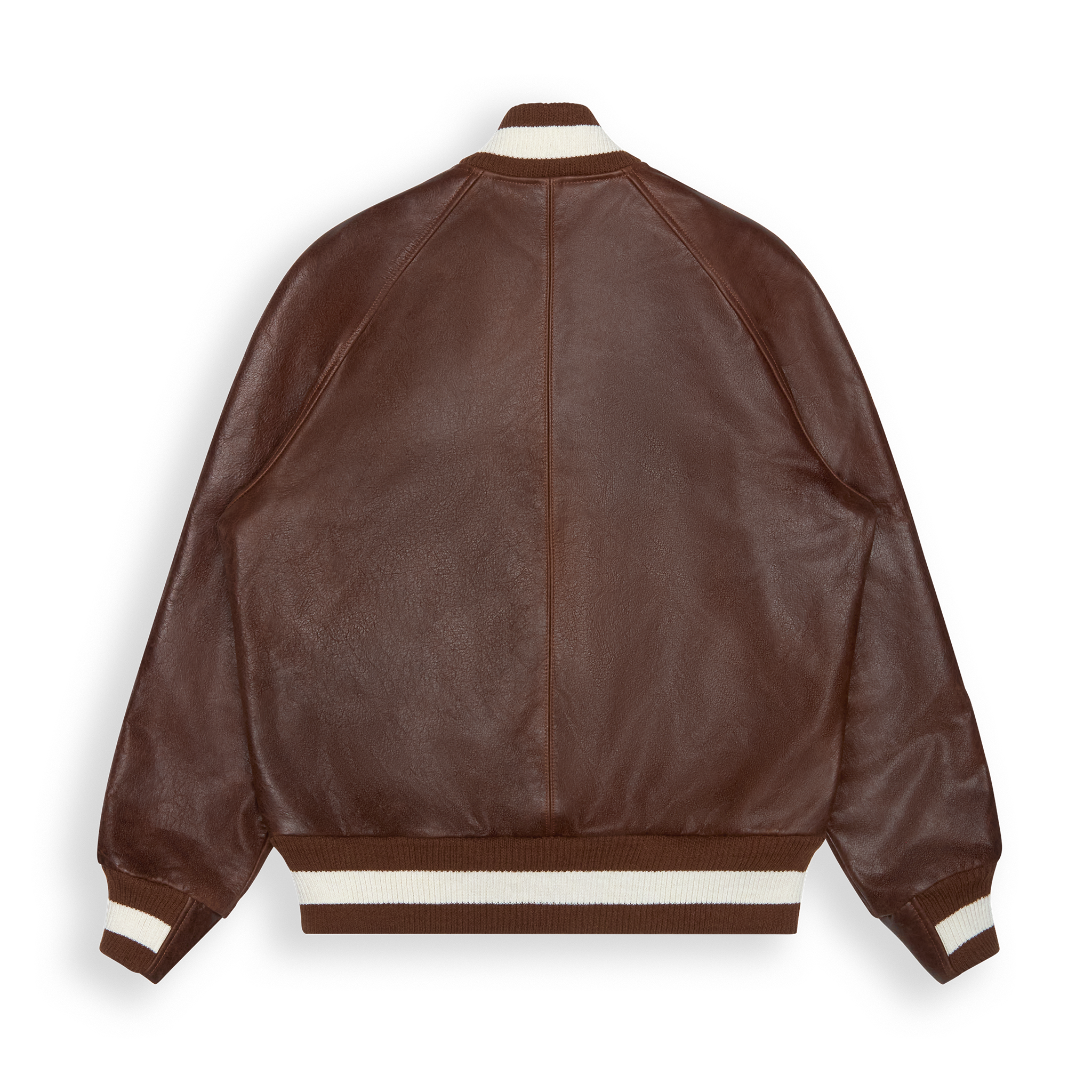 THE LEATHER RALSTON - Coffee Bean Leather Raglan Classic Fit - Golden Bear Sportswear 