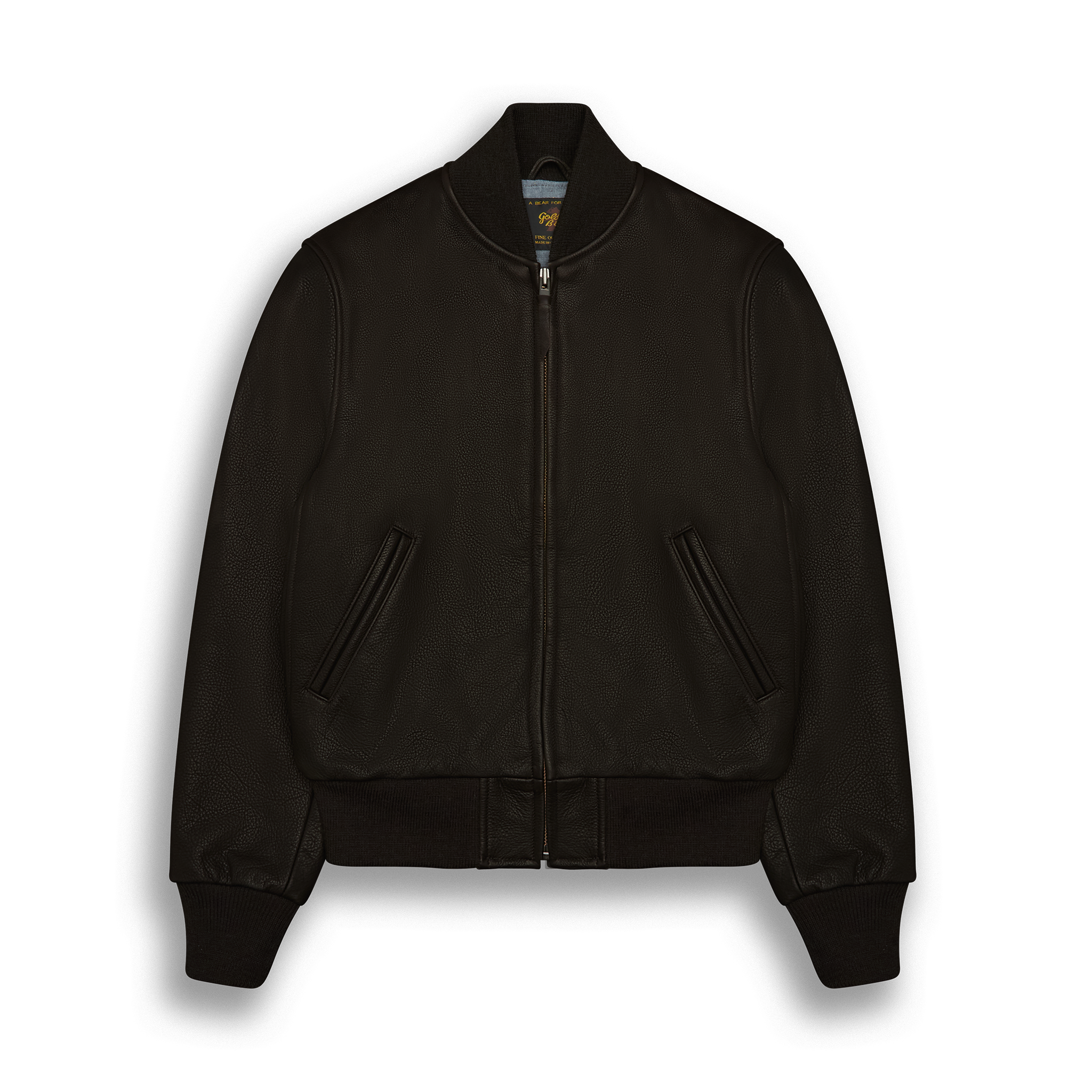 THE ASHBURY - Dark Brown Leather Classic Fit - Golden Bear Sportswear 