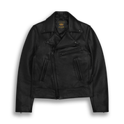 THE BRANNAN - Black Leather Contemporary Fit - Golden Bear Sportswear 