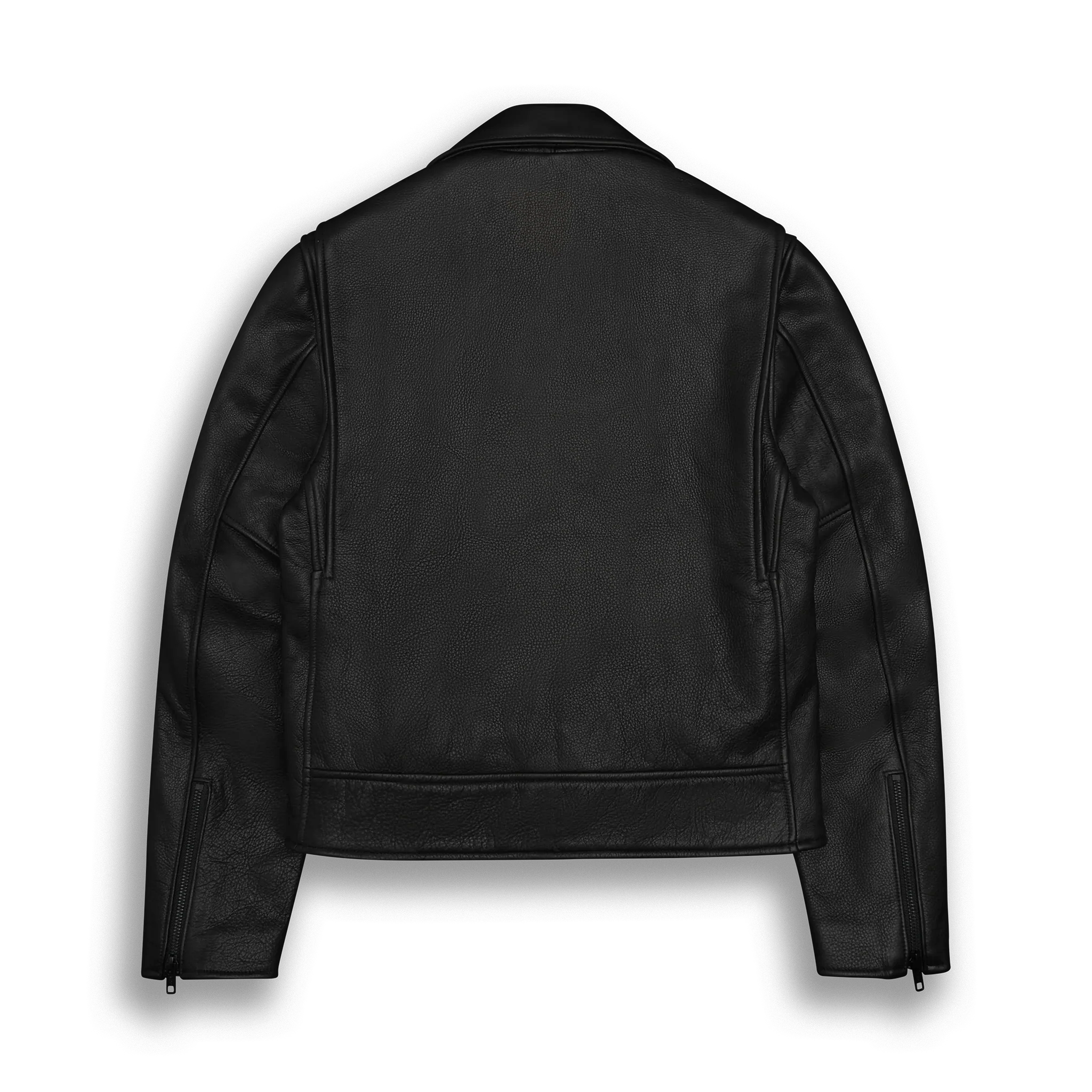 THE BRANNAN - Black Leather Contemporary Fit - Golden Bear Sportswear 