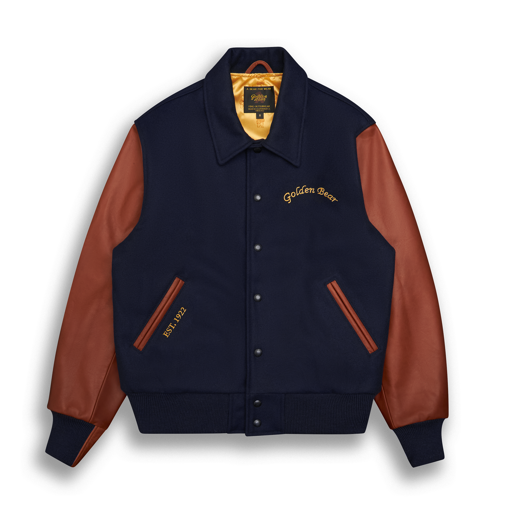 Mahogany Leather Classic Fit - Golden Bear Sportswear 