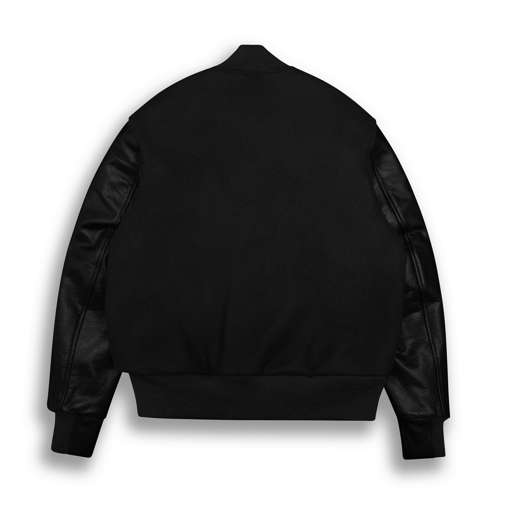 Black Leather Contemporary Fit - Golden Bear Sportswear 