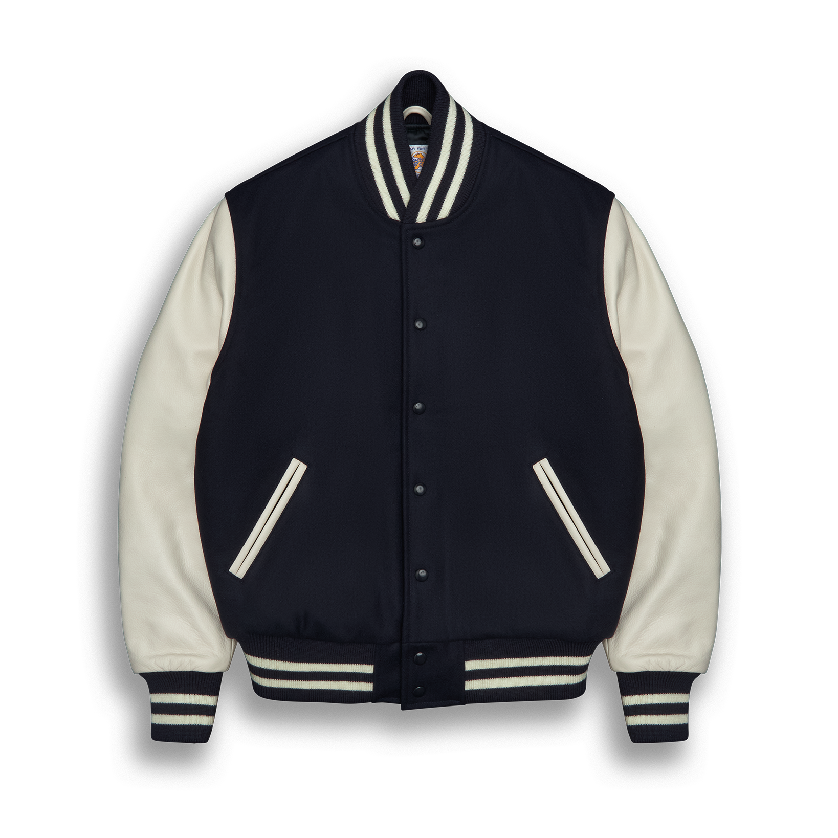 Leather + Wool Varsity