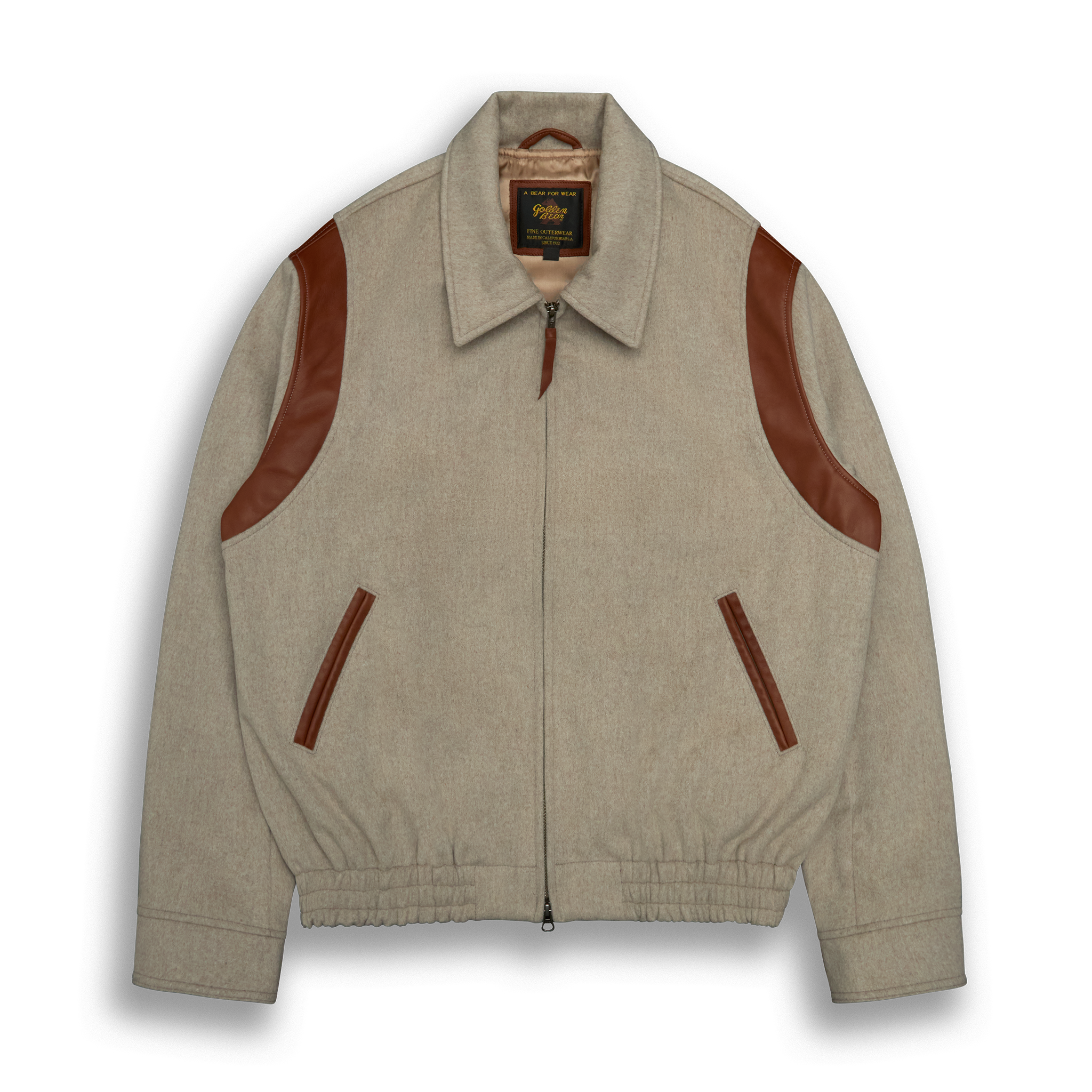 THE HARDING - Oatmeal Lux Wool Tailored Classic Fit - Golden Bear Sportswear 